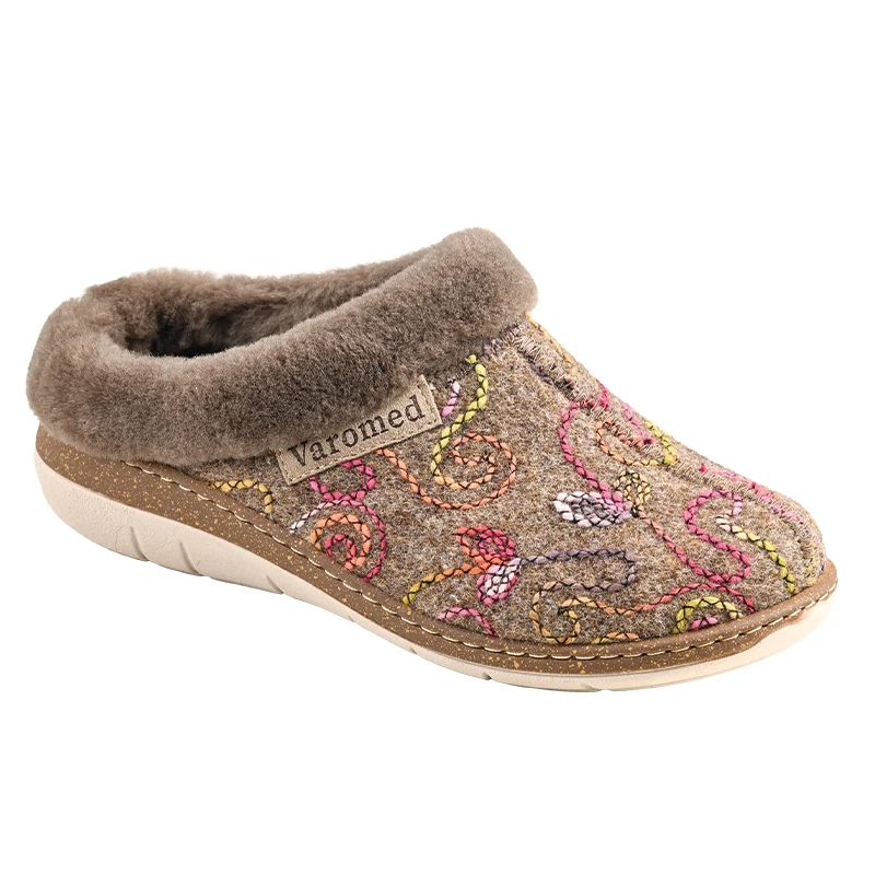 Chausson Femme Lotta Brun