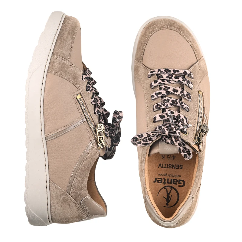 Chaussure à lacets Femme Kelly Taupe