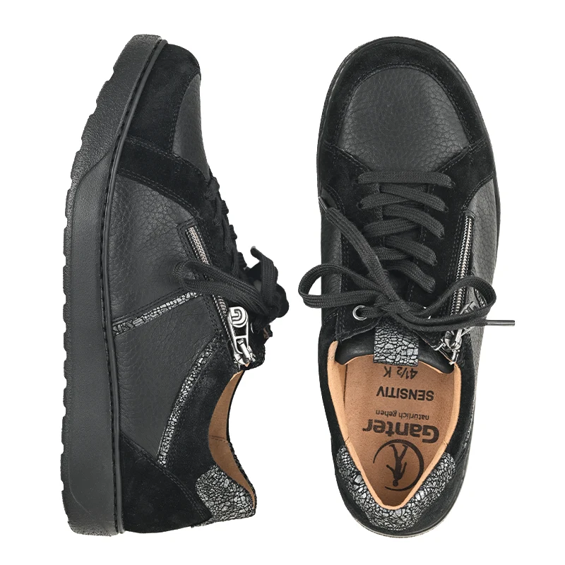 Chaussure à lacets Femme Kelly Noir