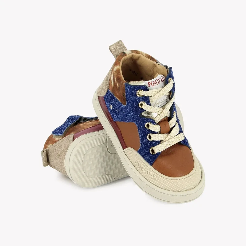 MOUSSE BUMP - NAPPA-HAIRY - BLEU ELECTRIC-LEO PU