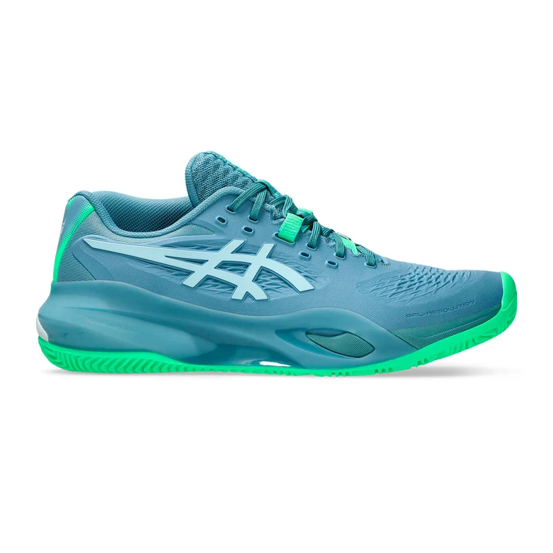 Gel-Resolution X Chaussures padel Hommes - bleu gris, vert fluo