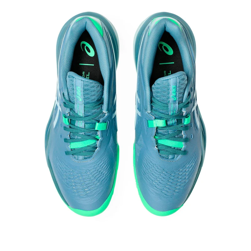 Gel-Resolution X Chaussures padel Hommes - bleu gris, vert fluo