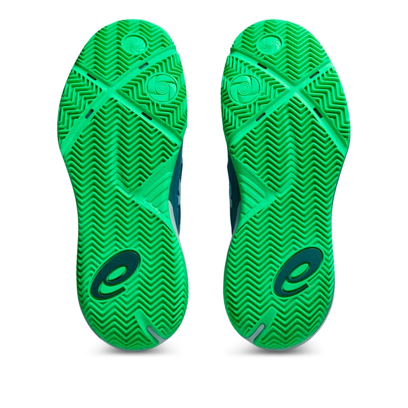 Gel-Resolution X Chaussures padel Hommes - bleu gris, vert fluo