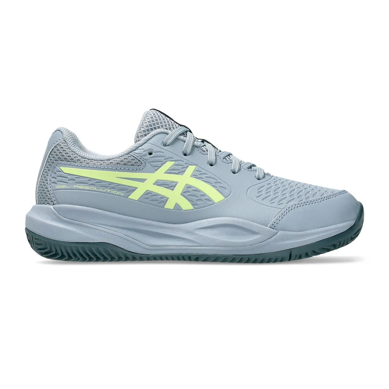 Gel-Resolution X GS Chaussure terre battue Enfants - gris, jaune lemon