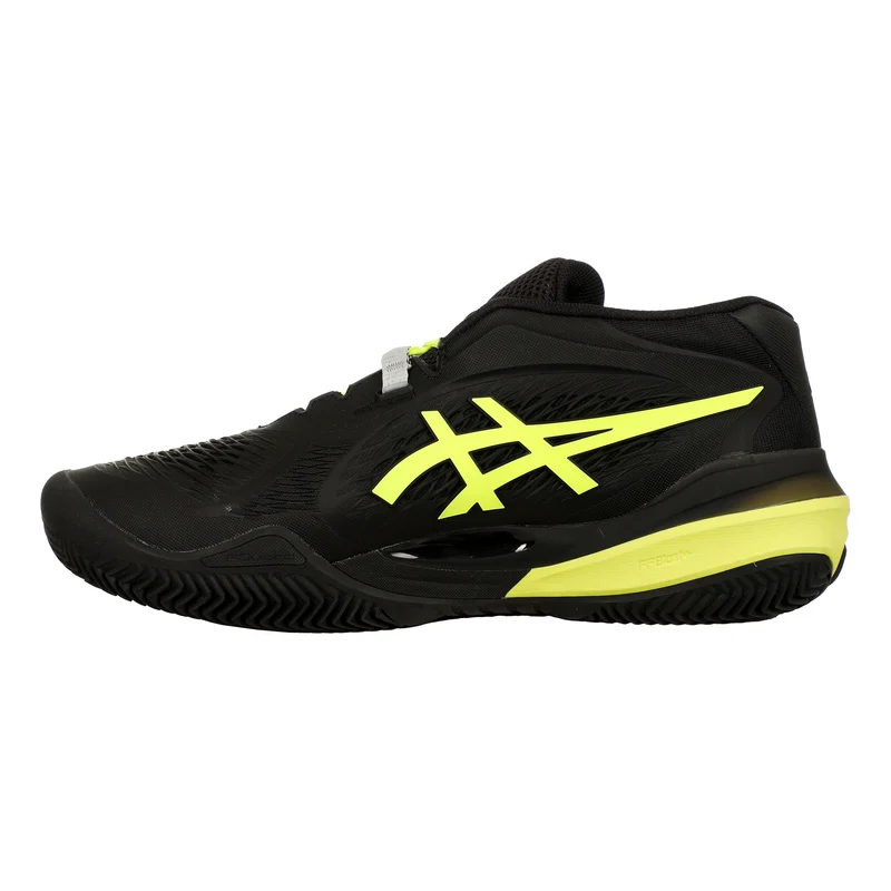 Gel-Resolution X Chaussure terre battue Hommes - noir, jaunes fluo