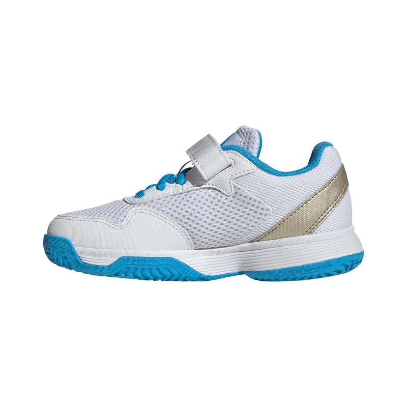 Courtflash CF Chaussure terre battue Enfants - blanc, argent