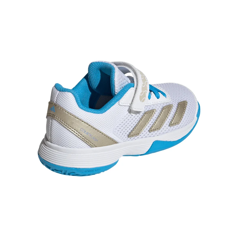 Courtflash CF Chaussure terre battue Enfants - blanc, argent