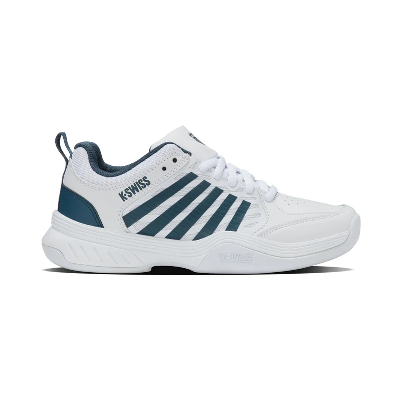 Court Express 2 Chaussure moquette Enfants - blanc, bleu petrol