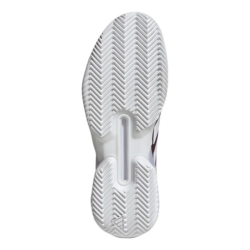 adizero Ubersonic 5 Chaussure terre battue Hommes - rouge vin, argent