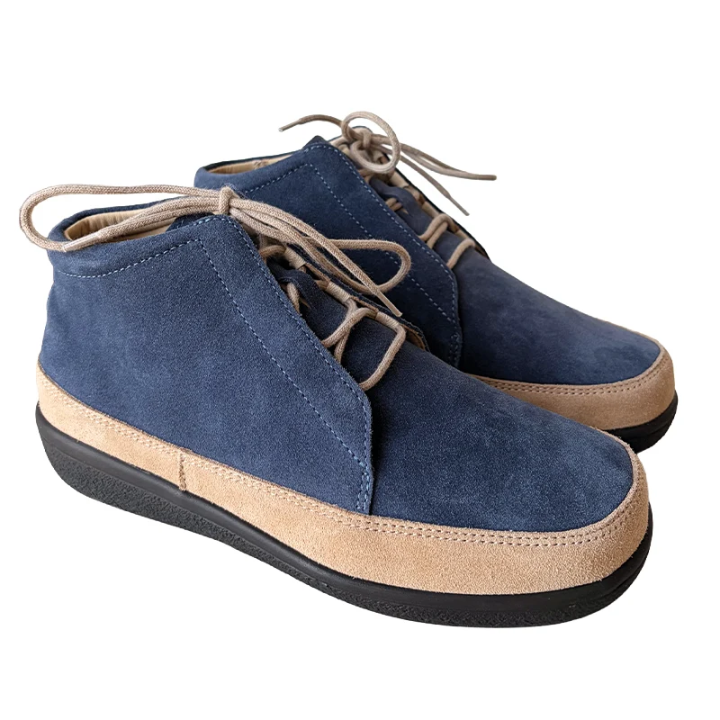 Bottine Femme Romy Bleu-Beige