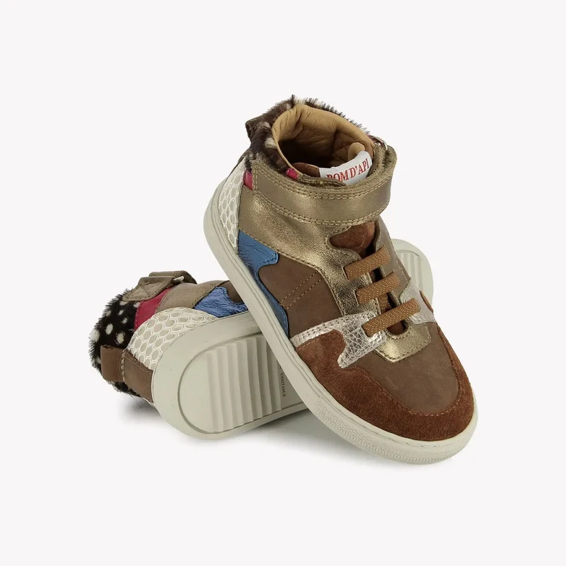 SWAG EASY STRAP - NAPPA-LAMINATO - BROWN-MULTI