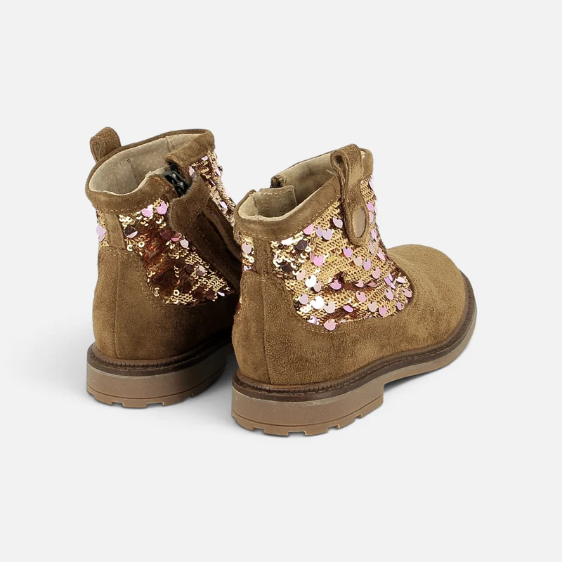 SISTER SEQUIN - VELOURS-SEQUIN - MIEL-PLATINE