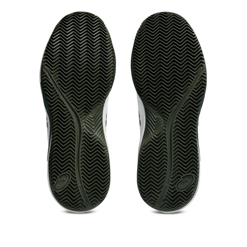 Gel-Dedicate 9 Chaussure terre battue Hommes - blanc, bleu petrol