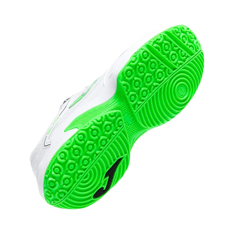 Slam Chaussures padel Enfants - blanc, vert fluo