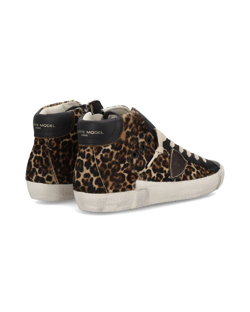 Sneakers Prsx High Women, Animal-Print Black
