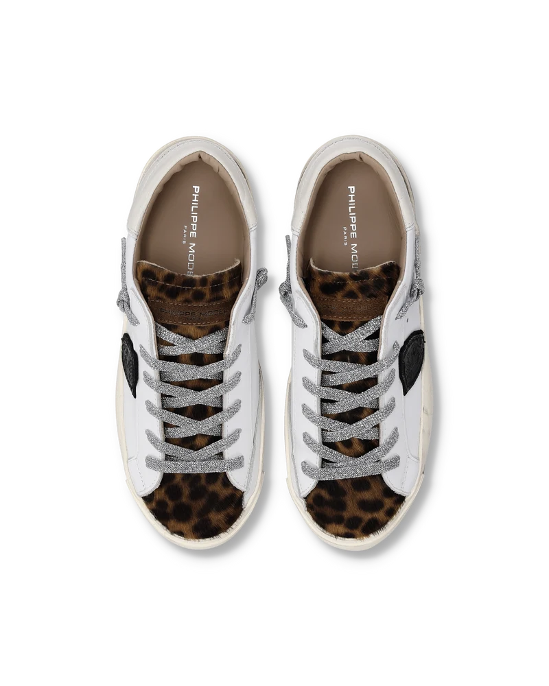 Sneakers Prsx Women, White Brown