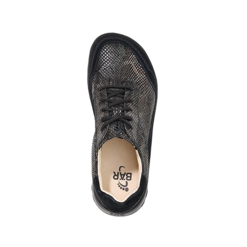 Chaussure à lacets Femme Quinn Noir serpent