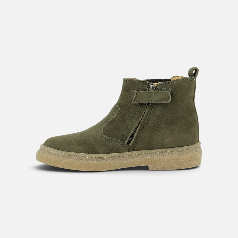 TRIX JOD ZIP - NUBUCK GRAINE - KAKI