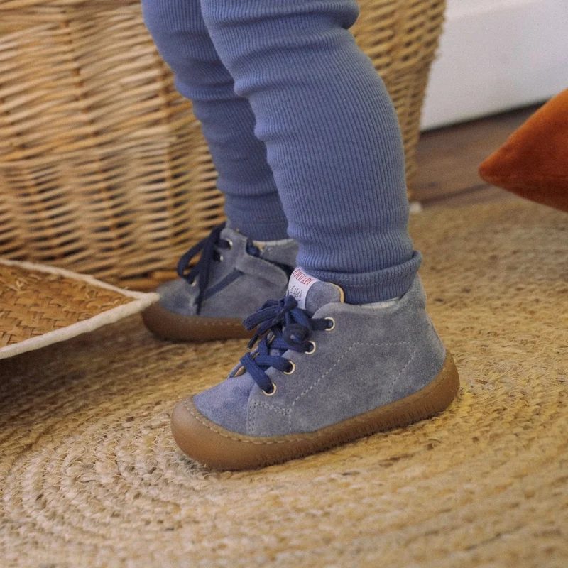 YAKA WALK - VELOURS - BLUE JEANS
