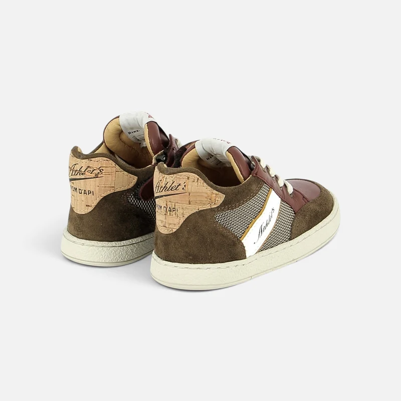 MOUSSE RACING - NAPPA-NYLON - BORDEAUX-METAL GREY