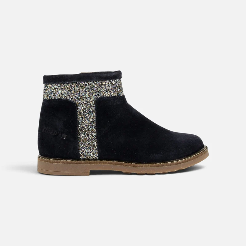 TRIP TROTT - VELOURS-GLITTER - NAVY-MULTI