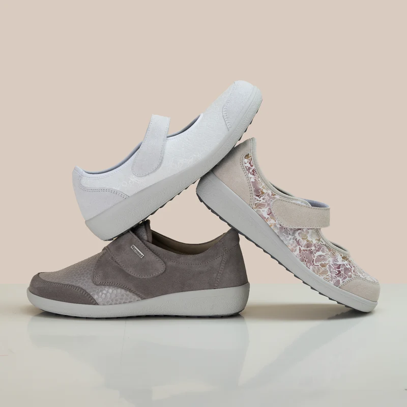 Mocassin Femme Sevilla Beige fleuri