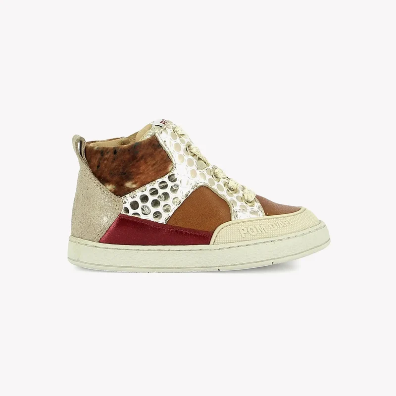 MOUSSE BUMP - NAPPA-HAIRY - OFF WHITE-LEO PURPLE