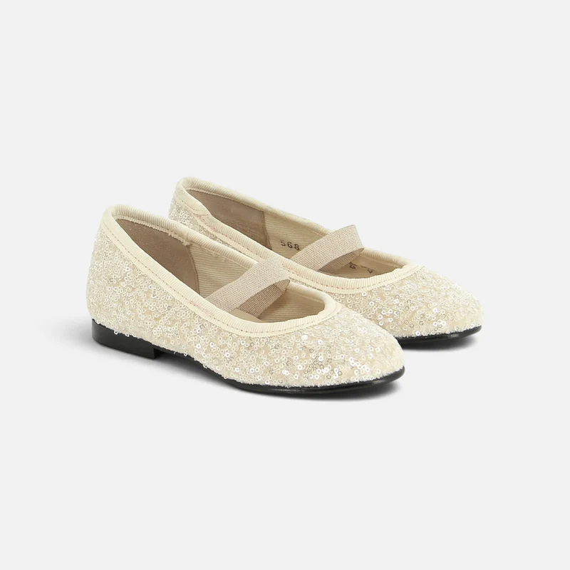 TC FLASH VENISE - SEQUIN VELOUR - CREMA