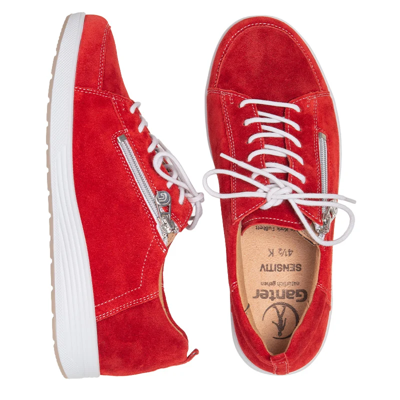 Basket Femme Klarisse Rouge