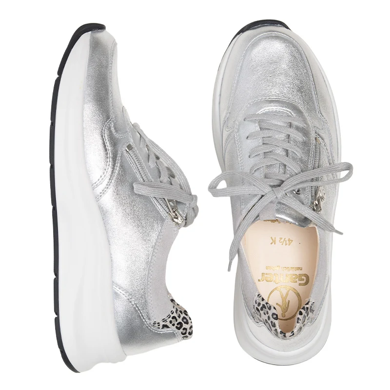Chaussure à lacets Femme Kim Argent