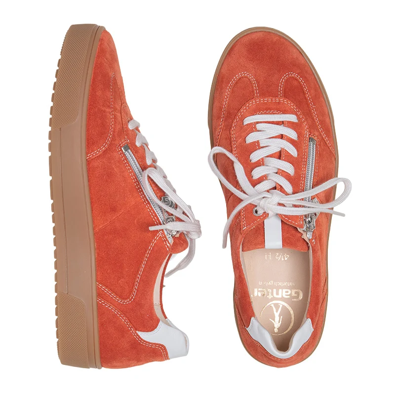 Chaussure à lacets Femme Helene Orange