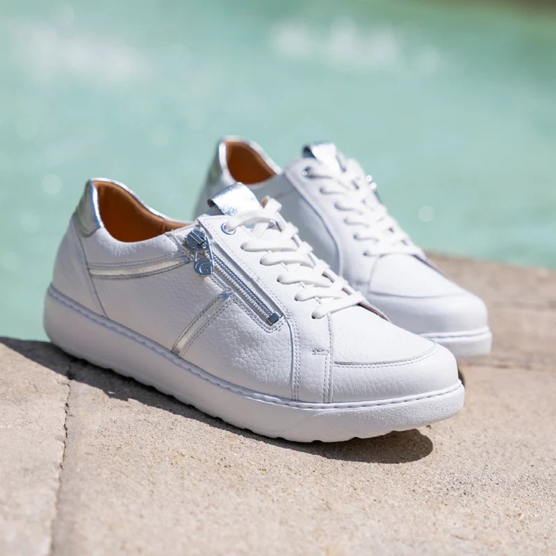 Chaussure à lacets Femme Kelly Blanc
