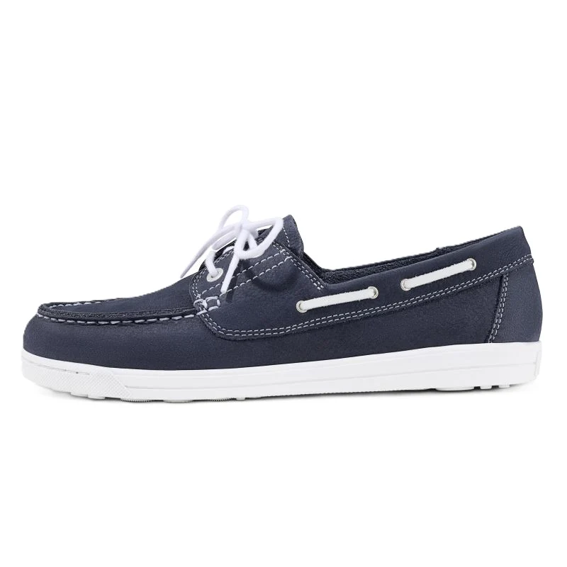 Basket Femme Luzy Bleu - Blanc