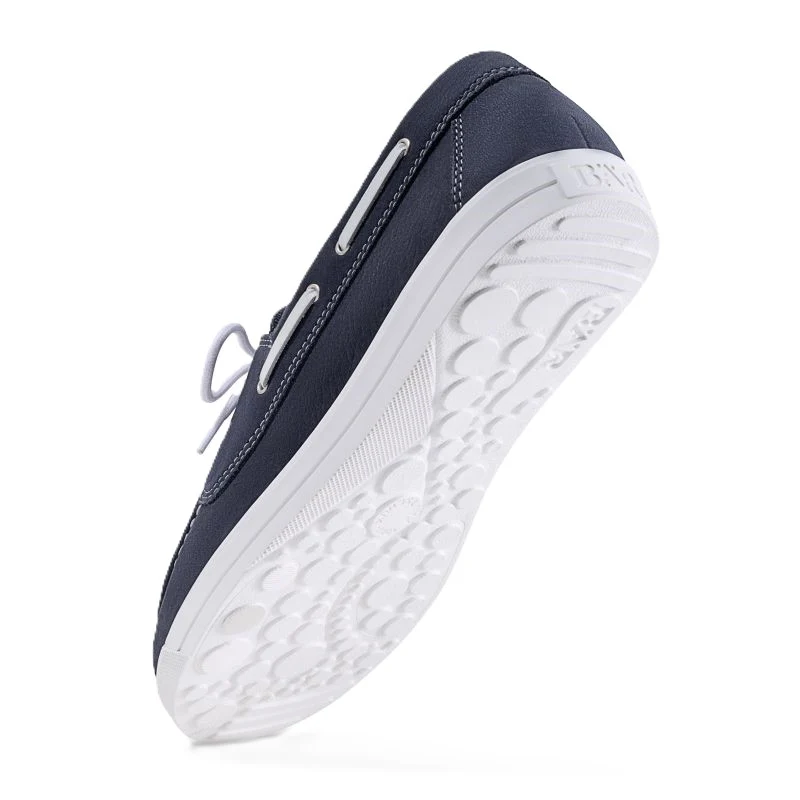 Basket Femme Luzy Bleu - Blanc
