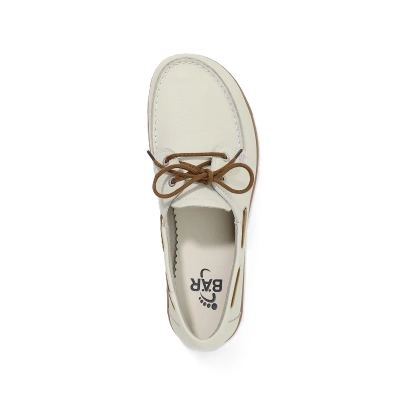Basket Femme Luzy Blanc - Beige