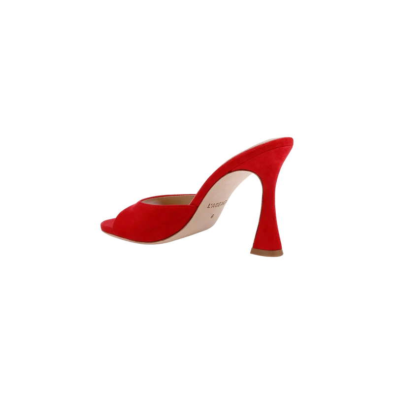 Avery Suede Open-Toe Mule