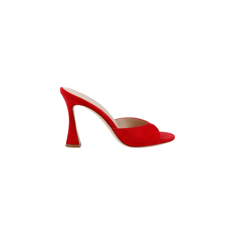 Avery Suede Open-Toe Mule