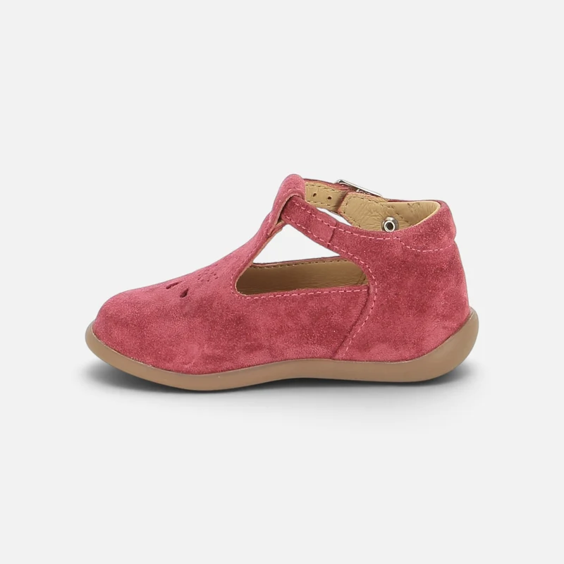 STAND-UP SALOME - VELOURS - CHERRY