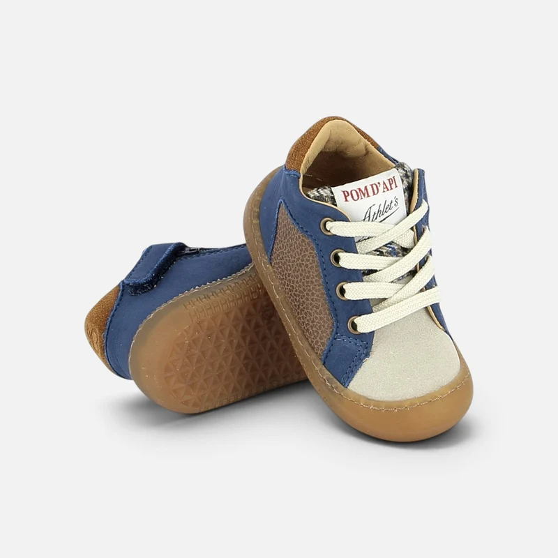 YAKA STAR - NUBUCK-NOMADA - BLUE-BROWN