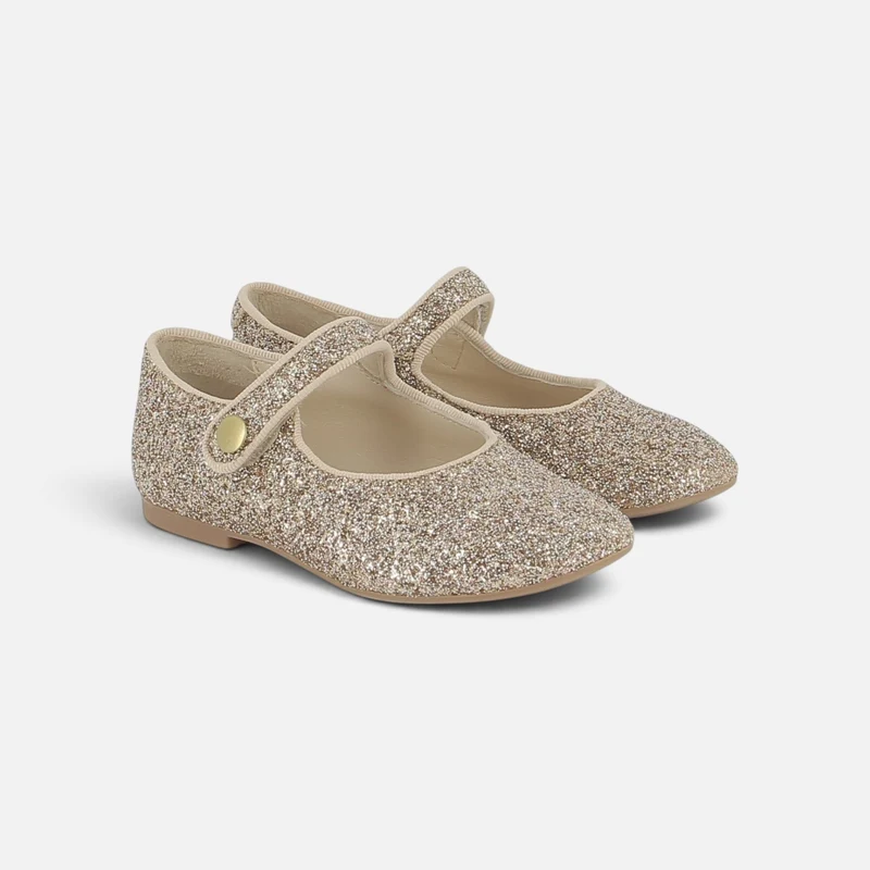 DAISY BABY - GLITTER - PLATINE