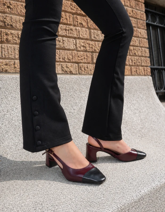Avelin Burgundy Leather