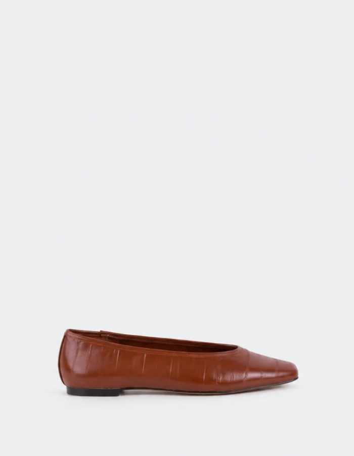 Juniper Cognac Eel Leather