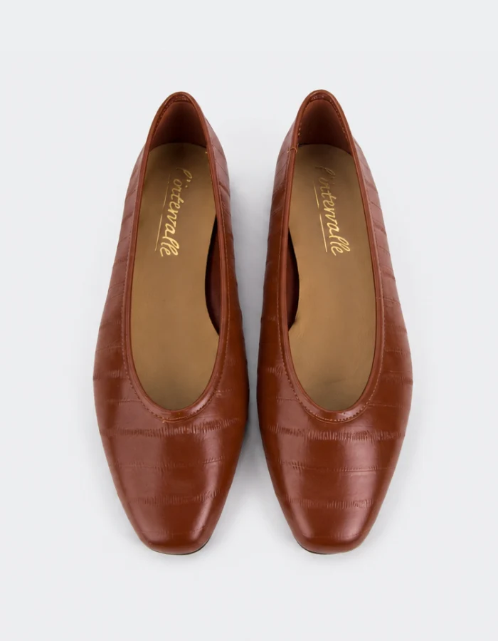 Juniper Cognac Eel Leather