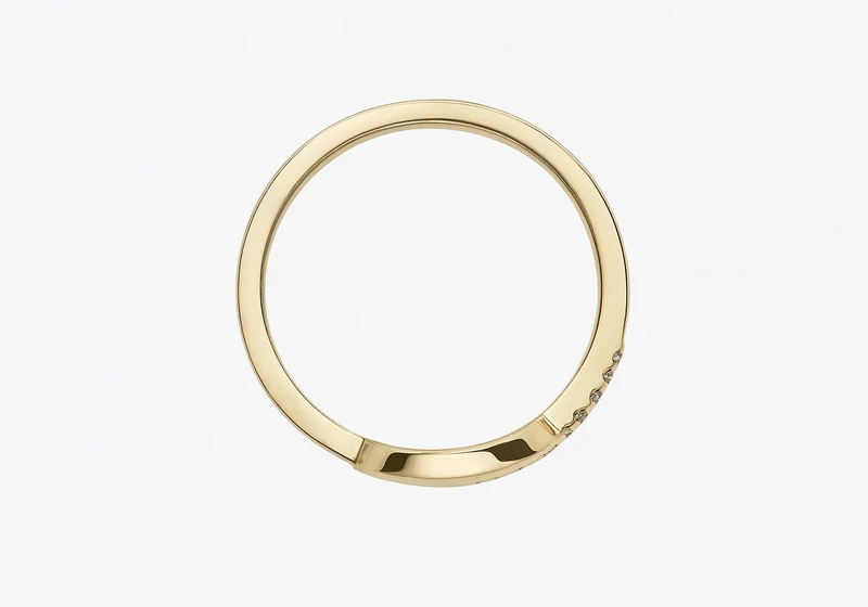 Bague arc-en-ciel et pavé de diamants