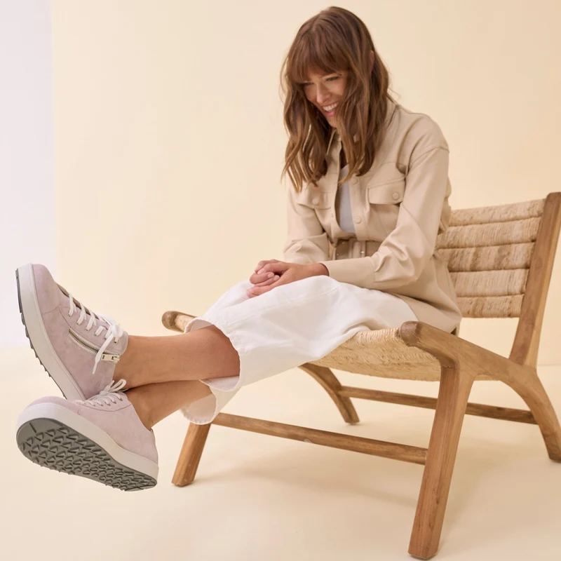 Chaussure à lacets Femme Margot Lilas