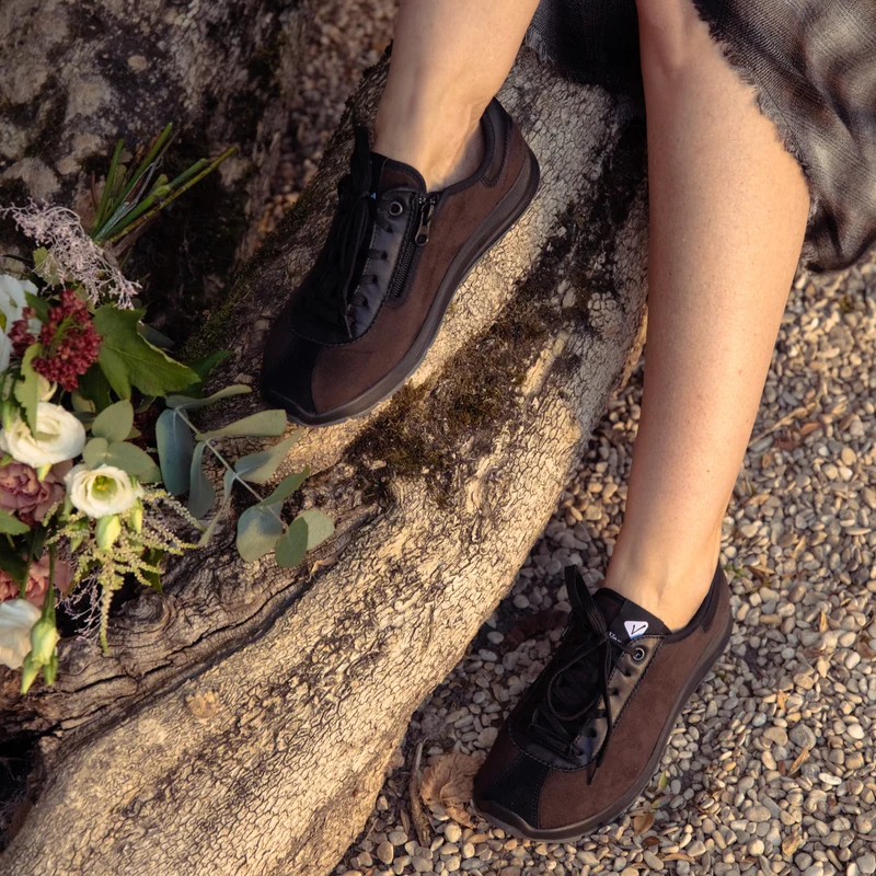 Chaussure à lacets Femme Windsor Mocca