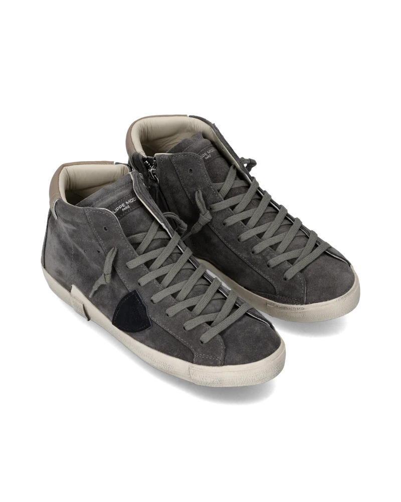 Sneakers Prsx High Men, Dove Grey Mud