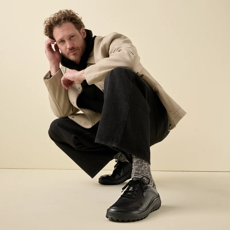 Chaussure à lacets Homme Quinn Noir