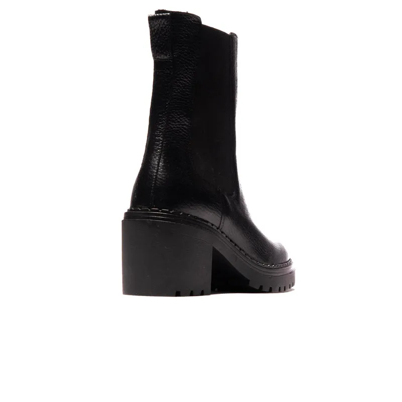 Venosa Black Leather
