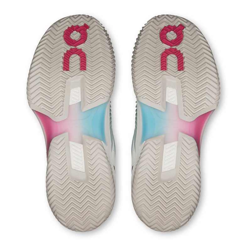 THE ROGER Pro Fire Chaussure terre battue Femmes - bleu clair, rose